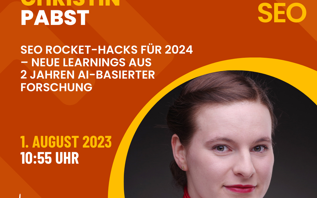 Digital Bash Vortrag: SEO Rocket-Hacks für 2024