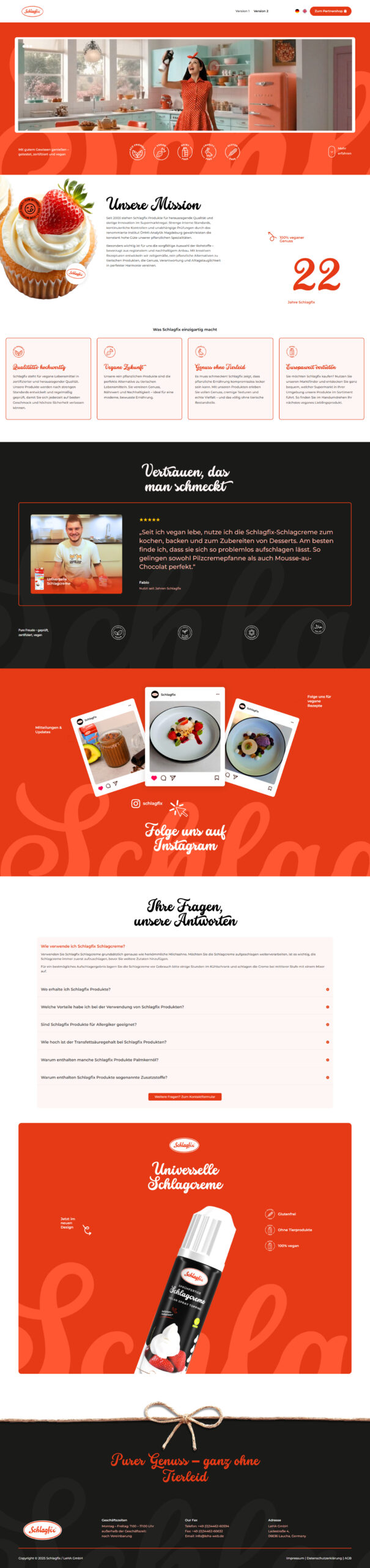 Webdesign Agentur Referenz Schlagfix