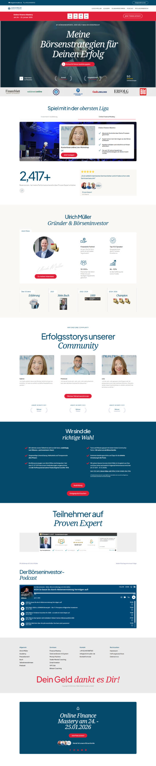 Webdesign Agentur Referenz Vermögensberater